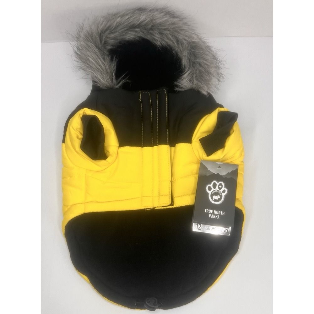 Canada Pooch Dog Cool Factor Button Jacket Size 12 8-12 lbs Winter Parka NWT